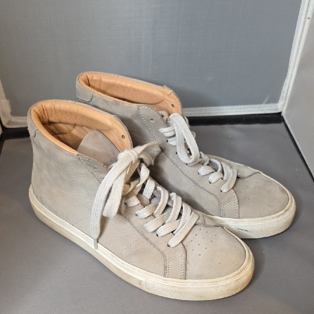 Greats Beige High-Top WoMen's Sneakers